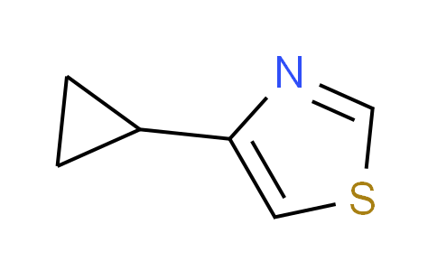 CAS No. 433217-34-6, 4-Cyclopropylthiazole