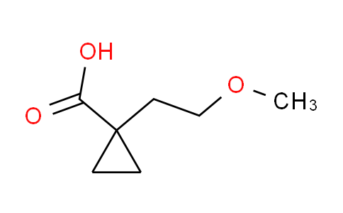 CAS No. 1423031-57-5, 1-(2-Methoxyethyl)cyclopropanecarboxylic Acid