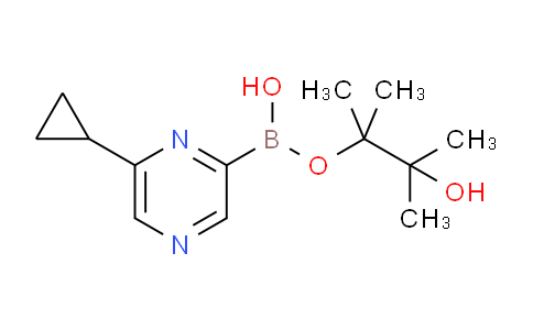 CAS No. 1412905-41-9, 6-(Cyclopropyl)pyrazine-2-boronic acid pinacol ester
