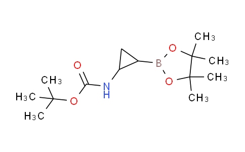CAS No. 1807546-55-9, tert-butyl N-[2-(4,4,5,5-tetramethyl-1,3,2-dioxaborolan-2-yl)cyclopropyl]carbamate