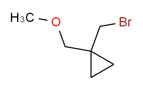 CAS No. 338445-07-1, 1-(bromomethyl)-1-(methoxymethyl)cyclopropane