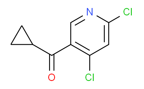 CAS No. 1863098-74-1, cyclopropyl-(4,6-dichloropyridin-3-yl)methanone