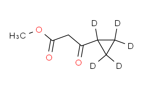 CAS No. 1346600-53-0, methyl 3-oxo-3-(1,2,2,3,3-pentadeuteriocyclopropyl)propanoate