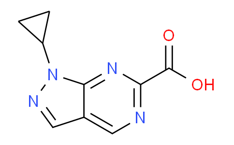 CAS No. 2230521-72-7, 1-cyclopropylpyrazolo[3,4-d]pyrimidine-6-carboxylic acid