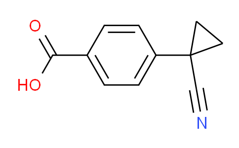 CAS No. 915020-91-6, 4-(1-cyanocyclopropyl)benzoic acid