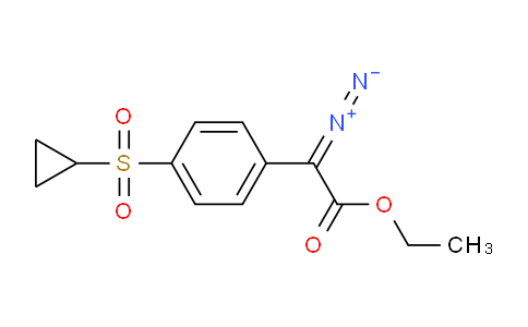 CAS No. 1234703-41-3, (4-cyclopropanesulfonyl-phenyl) diazo acetic acid ethyl ester