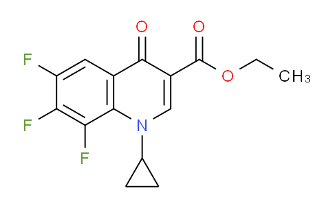 CAS No. 94242-51-0, 1-cyclopropyl-6,7,8-trifluoro-1,4-dihydro-4-oxo-3-quinoline carboxylic acid ethyl ester