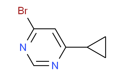 CAS No. 1086382-13-9, 4-bromo-6-cyclopropylpyrimidine