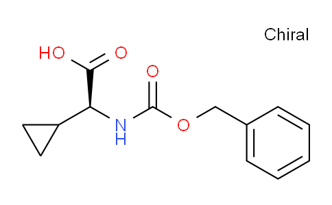 CAS No. 269406-90-8, (2S)-2-cyclopropyl-2-(phenylmethoxycarbonylamino)acetic acid