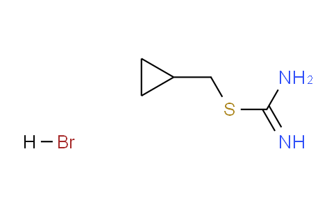 CAS No. 63667-17-4, cyclopropylmethyl carbamimidothioate;hydrobromide