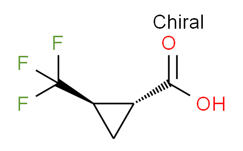 CAS No. 78376-99-5, (+/-)-trans-2-(Trifluoromethyl)cyclopropanecarboxylic acid