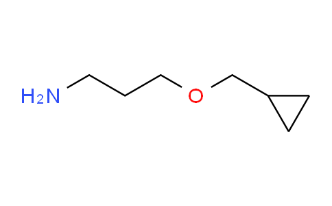 CAS No. 2986-60-9, 3-(Cyclopropylmethoxy)propan-1-amine