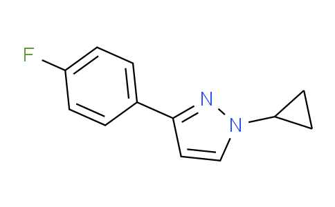 CAS No. 1286230-88-3, 1-cyclopropyl-3-(4-fluorophenyl)-1H-pyrazole