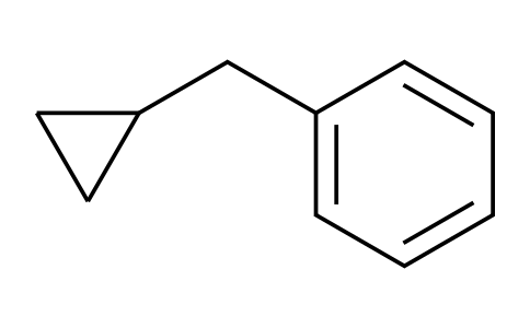 CAS No. 1667-00-1, (Cyclopropylmethyl)benzene