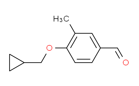 CAS No. 820237-14-7, 4-(Cyclopropylmethoxy)-3-methylbenzaldehyde