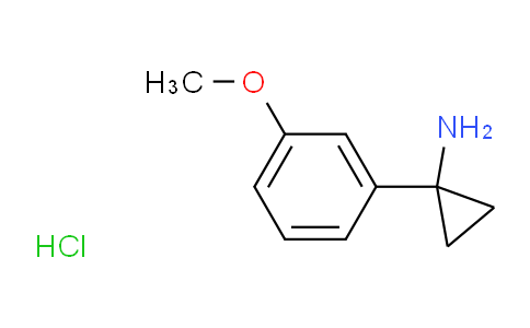 CAS No. 1210485-67-8, 1-(3-Methoxyphenyl)cyclopropanamine hydrochloride