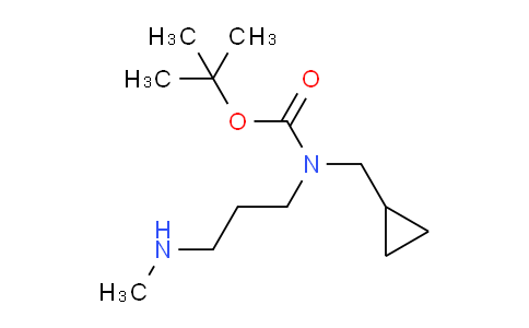 CAS No. 1416372-80-9, tert-Butyl (cyclopropylmethyl)(3-(methylamino)propyl)carbamate