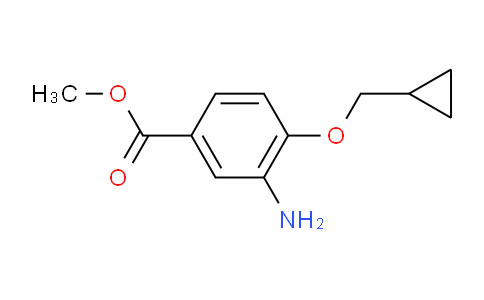 CAS No. 927802-59-3, Methyl 3-amino-4-(cyclopropylmethoxy)benzoate