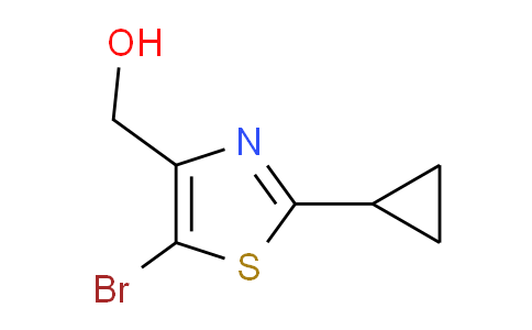 CAS No. 1379338-30-3, (5-Bromo-2-cyclopropylthiazol-4-yl)methanol