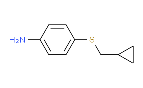 CAS No. 1156171-80-0, 4-((Cyclopropylmethyl)sulfanyl)aniline