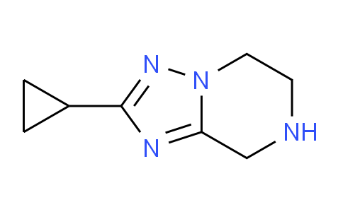 CAS No. 681249-78-5, 2-Cyclopropyl-5,6,7,8-tetrahydro-[1,2,4]triazolo[1,5-a]pyrazine