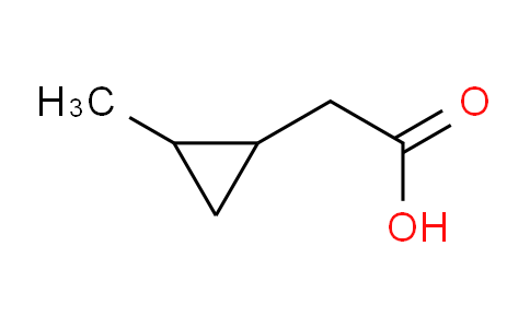 CAS No. 16205-63-3, 2-(2-methylcyclopropyl)acetic acid