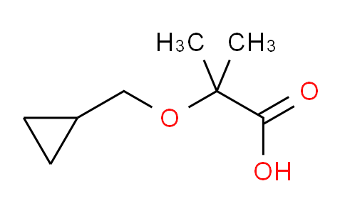 CAS No. 1250535-65-9, 2-(cyclopropylmethoxy)-2-methylpropanoic acid