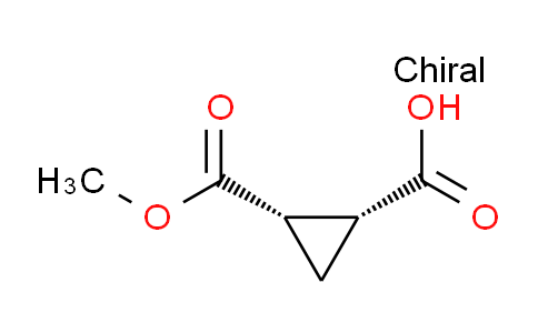 CAS No. 88335-86-8, (1R,2S)-2-(methoxycarbonyl)cyclopropane-1-carboxylic acid