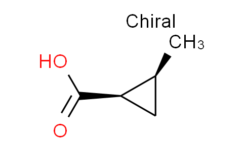 CAS No. 29667-48-9, (1R,2S)-2-methylcyclopropanecarboxylic acid