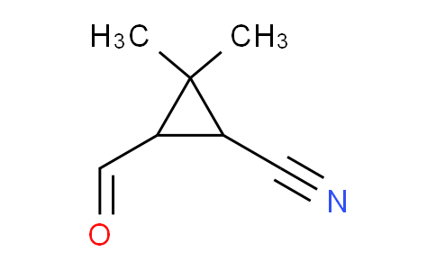 CAS No. 60856-71-5, 3-formyl-2,2-dimethylcyclopropane-1-carbonitrile