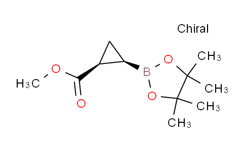 CAS No. 126689-08-5, methyl cis-2-(tetramethyl-1,3,2-dioxaborolan-2-yl)cyclopropane-1-carboxylate
