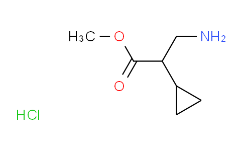 CAS No. 1638760-85-6, methyl 3-amino-2-cyclopropyl-propanoate;hydrochloride