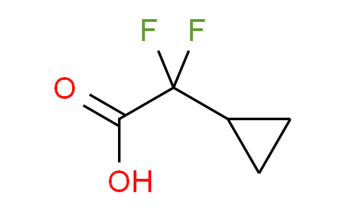CAS No. 1557661-16-1, 2-cyclopropyl-2,2-difluoroacetic acid
