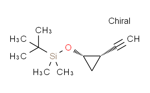 CAS No. 155223-36-2, tert-butyl[cis-2-ethynylcyclopropoxy]dimethylsilane