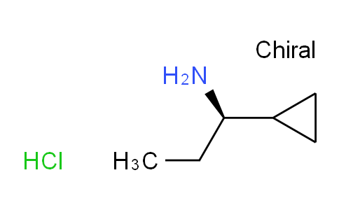 CAS No. 677742-41-5, (1R)-1-cyclopropylpropan-1-amine hydrochloride