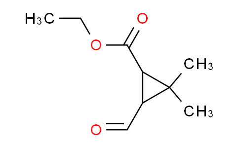 CAS No. 66692-75-9, ethyl 3-formyl-2,2-dimethylcyclopropane-1-carboxylate