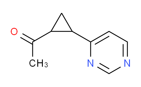 CAS No. 1342073-18-0, 1-(2-(Pyrimidin-4-yl)cyclopropyl)ethan-1-one