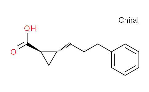 CAS No. 2350524-13-7, (1R,2R)-2-(3-Phenylpropyl)cyclopropane-1-carboxylic acid