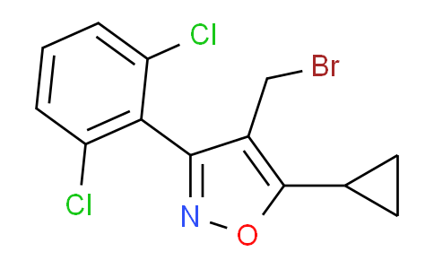 CAS No. 946426-94-4, 4-(bromomethyl)-5-cyclopropyl-3-(2,6-dichlorophenyl)-1,2-oxazole