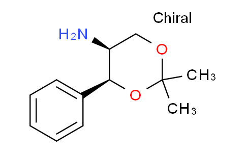CAS No. 35019-66-0, (4S,5S)-2,2-dimethyl-4-phenyl-1,3-dioxan-5-amine