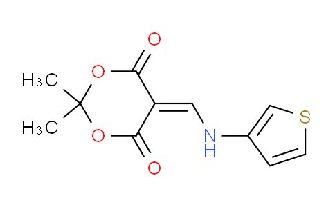 CAS No. 913377-45-4, 2,2-Dimethyl-5-((thiophen-3-ylamino)methylene)-1,3-dioxane-4,6-dione