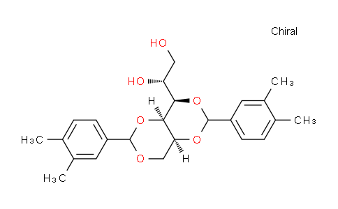 CAS No. 135861-56-2, (1R)-1-((4R,4aR,8aS)-2,6-Bis(3,4-dimethylphenyl)tetrahydro-[1,3]dioxino[5,4-d][1,3]dioxin-4-yl)ethane-1,2-diol
