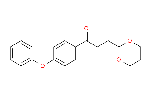 CAS No. 884504-36-3, 3-(1,3-Dioxan-2-yl)-4'-phenoxypropiophenone