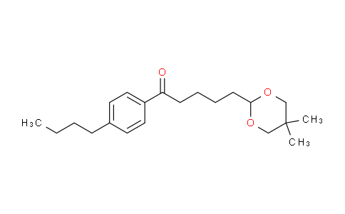 CAS No. 898755-45-8, 4'-n-Butyl-5-(5,5-dimethyl-1,3-dioxan-2-yl)valerophenone