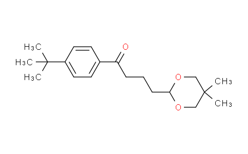 CAS No. 898755-67-4, 4'-tert-Butyl-4-(5,5-dimethyl-1,3-dioxan-2-yl)butyrophenone