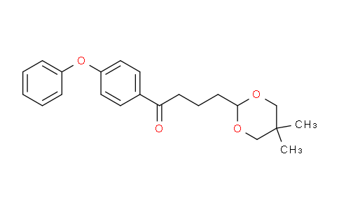 CAS No. 898755-86-7, 4-(5,5-Dimethyl-1,3-dioxan-2-yl)-4'-phenoxybutyrophenone
