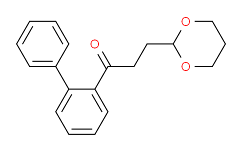 CAS No. 898756-53-1, 3-(1,3-Dioxan-2-yl)-2'-phenylpropiophenone