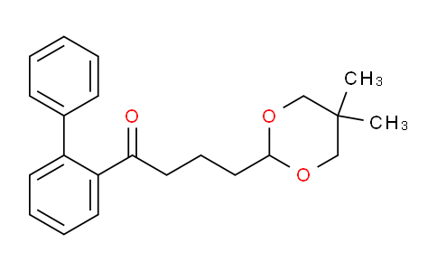CAS No. 898756-56-4, 4-(5,5-Dimethyl-1,3-dioxan-2-yl)-2'-phenylbutyrophenone
