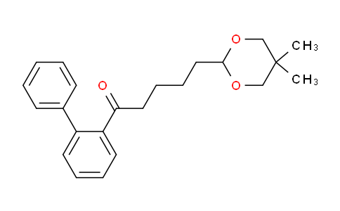 898756-59-7 | 5-(5,5-Dimethyl-1,3-dioxan-2-yl)-2'-phenylvalerophenone