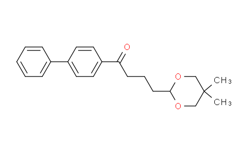 CAS No. 898756-65-5, 4-(5,5-Dimethyl-1,3-dioxan-2-yl)-4'-phenylbutyrophenone